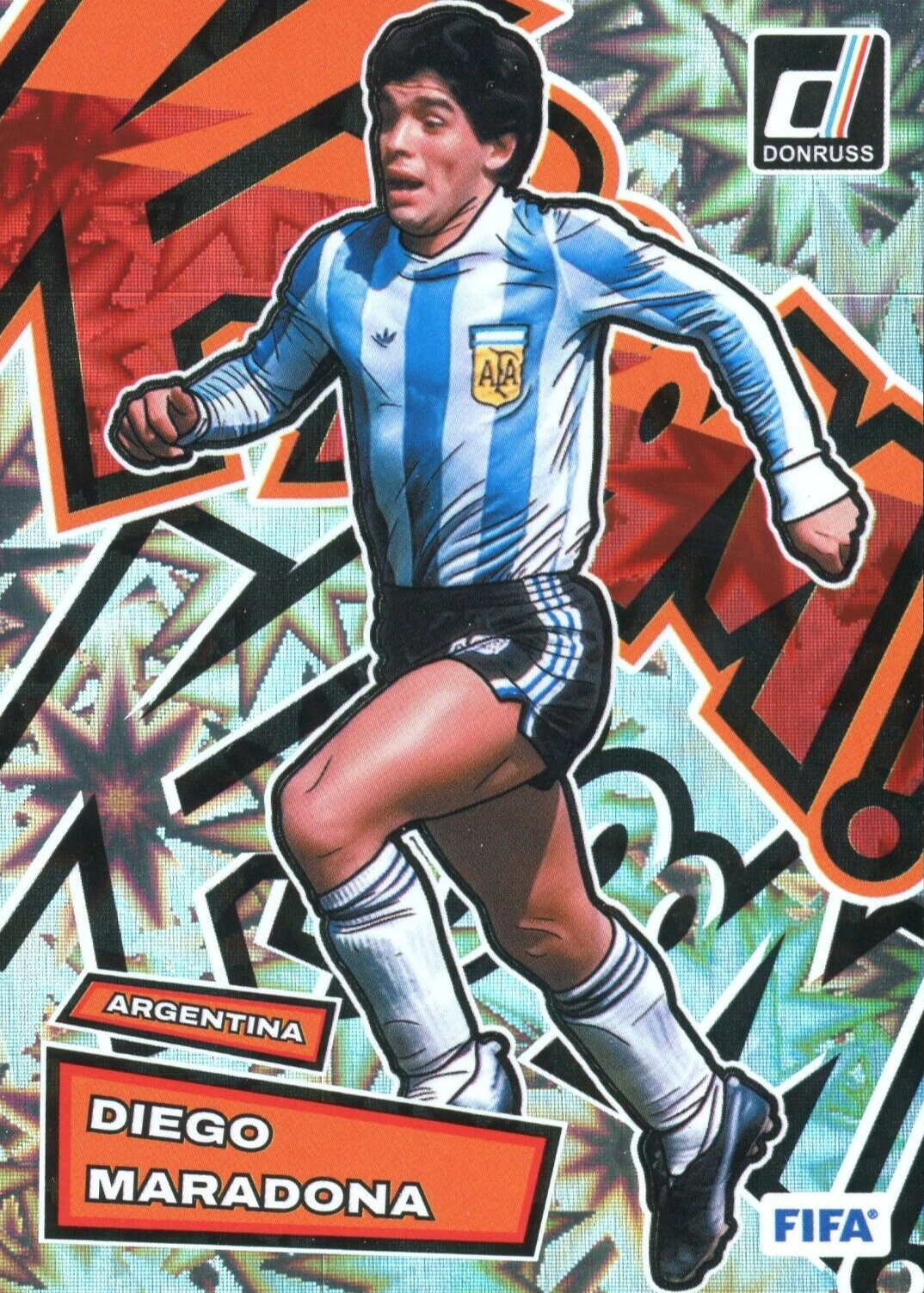 Diego Maradona 2023 Donruss #24 Kaboom! /(SSP) Price Guide