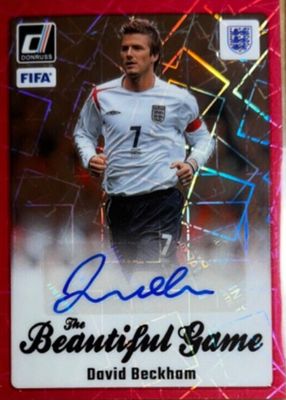 David Beckham 2021 Donruss #20 Kaboom! /(SSP) Price Guide