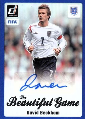 2023 Donruss #BG-DB The Beautiful Game Autographs - Blue (/99)