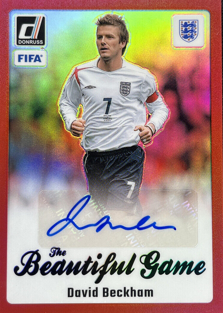 David Beckham Panini Auto 直筆サインカード べッカム David Beckham Panini Auto 直筆サインカード べッカム その他