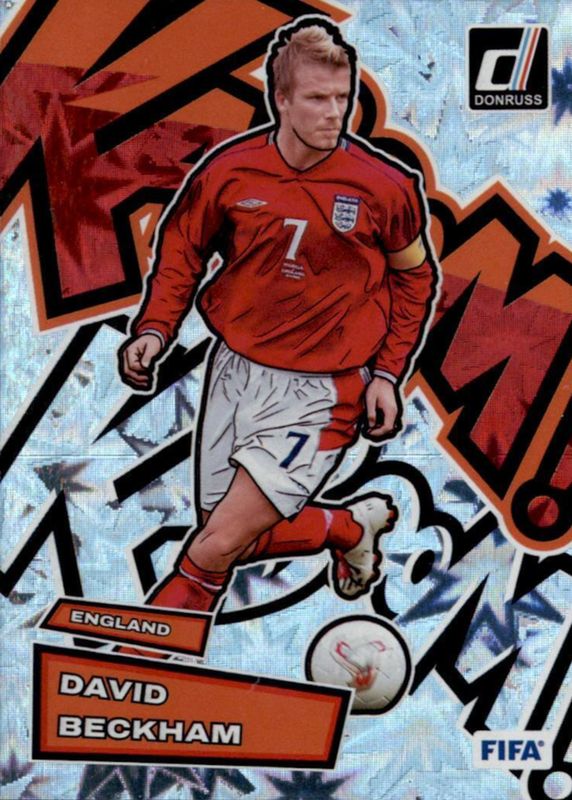 David Beckham 2023 Donruss #25 Kaboom! RAW