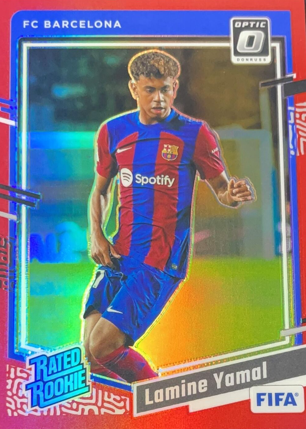 ラミンヤマル sサイズ Lamine Yamal 2023 Donruss #177 Optic - Red /299 (Club) Price
