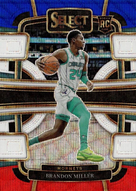 Brandon Miller 2023 Select #80 Concourse Tri-Color Rookie RAW