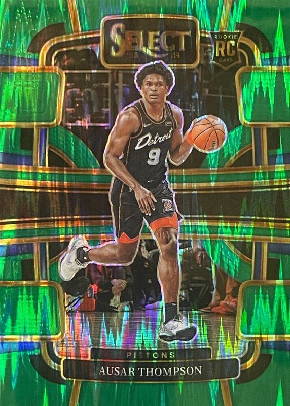 Ausar Thompson 2023 Select #95 Concourse Green Shock Rookie RAW