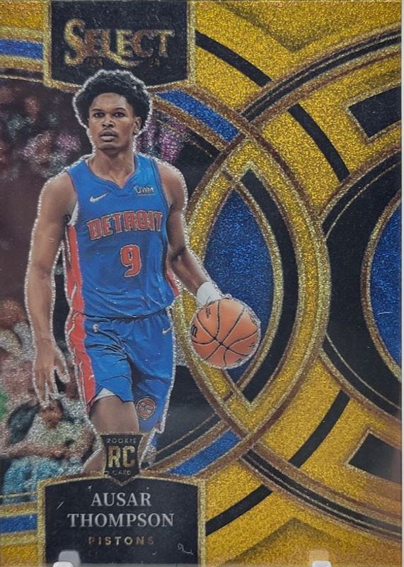 Ausar Thompson 2023 Select #128 Premier Level Gold Glitter /(SSP) Rookie RAW