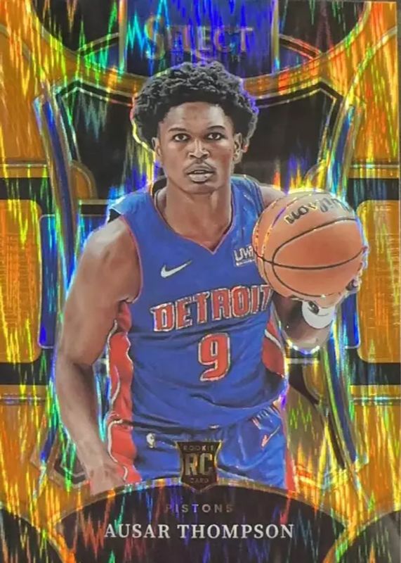 Ausar Thompson 2023 Select #316 Mezzanine Orange Flash Rookie SGC 9.5