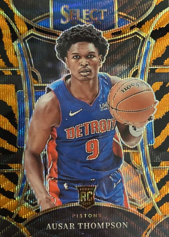 Ausar Thompson 2023 Select #316 Mezzanine Tiger /(SSP) Rookie SGC 9.5