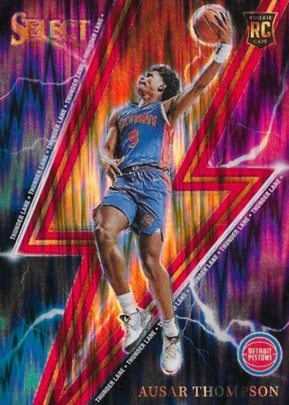 Ausar Thompson 2023 Select #9 Thunder Lane - Red Flash /99 Rookie BGS 9.5