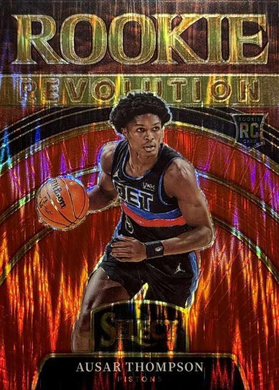 Ausar Thompson 2023 Select #12 Rookie Revolution - Red Flash /99 Rookie SGC 10