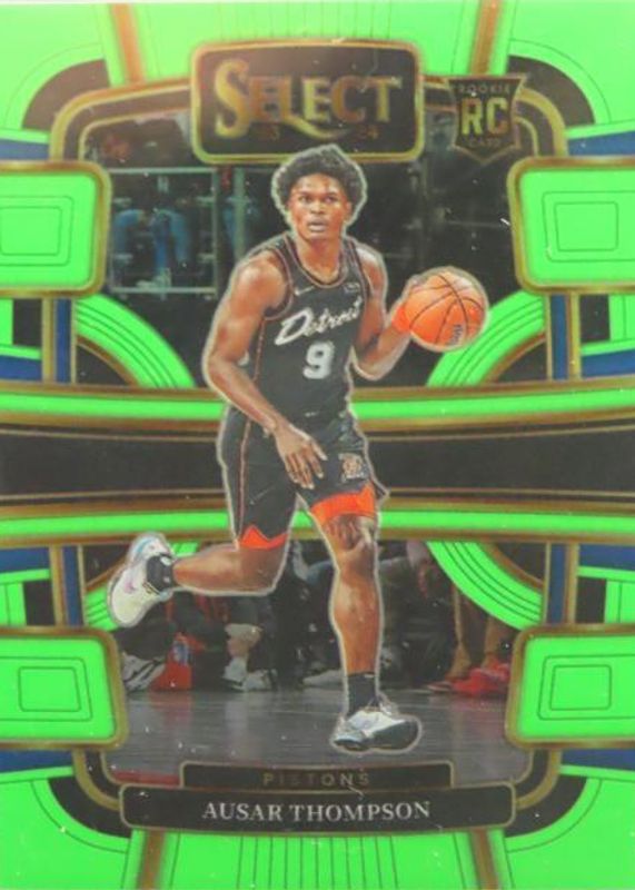 Ausar Thompson 2023 Select #95 Concourse Neon Green /75 Rookie BGS 9.5