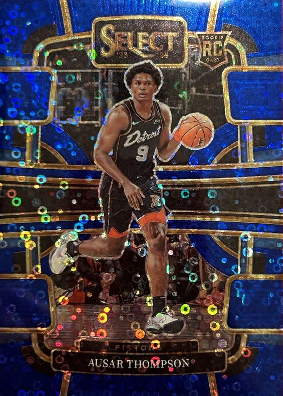 Ausar Thompson 2023 Select #95 Concourse Blue Disco /25 Rookie SGC 10