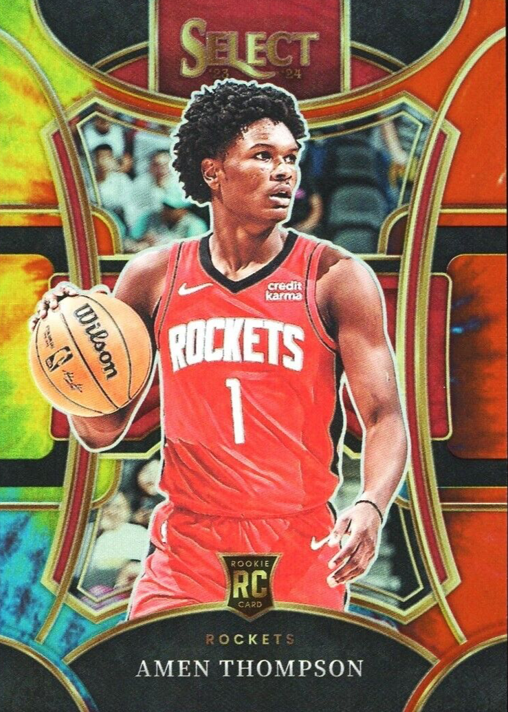 NBAカード　アメントンプソン Amen Thompson 2023 Select #322 Mezzanine Tie-Dye /25 Price