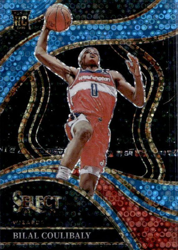 Bilal Coulibaly 2023 Select #268 Courtside Light Blue Disco /99 Rookie RAW