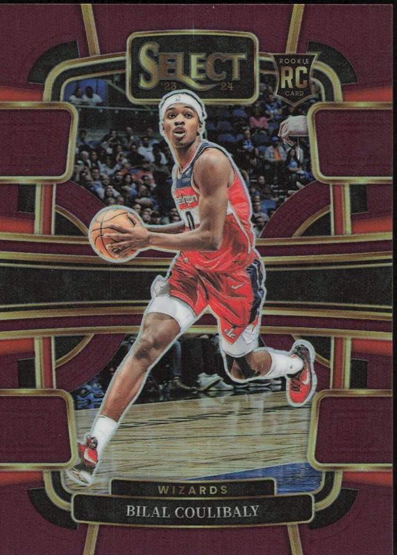 Bilal Coulibaly 2023 Select #97 Concourse Maroon /175 Rookie RAW