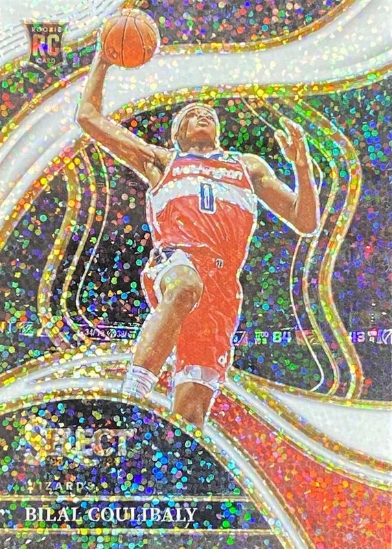 Bilal Coulibaly 2023 Select #268 Courtside White Sparkle /(SSP) Rookie BGS 9.5