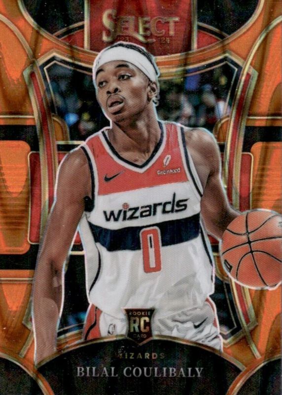 Bilal Coulibaly 2023 Select #304 Mezzanine Orange Tectonic Rookie PSA 10