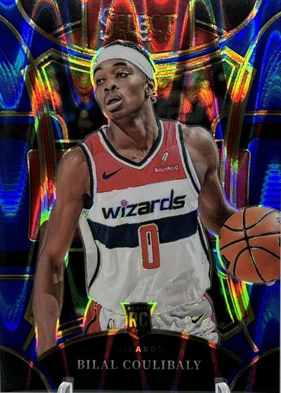 Bilal Coulibaly 2023 Select #304 Mezzanine Blue Tectonic /99 Rookie BGS 9