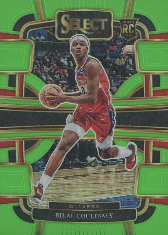 Bilal Coulibaly 2023 Select #97 Concourse Neon Green /75 Rookie PSA 10