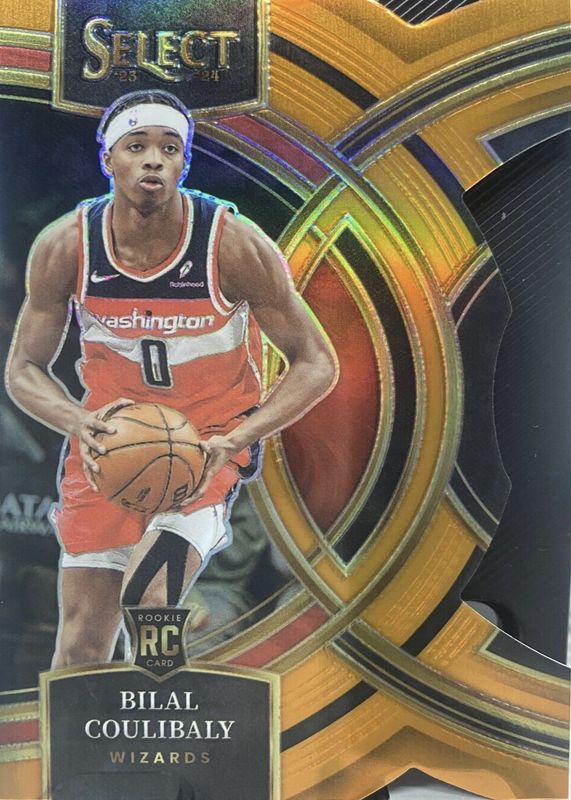 Bilal Coulibaly 2023 Select #131 Premier Level Orange Die-Cut /65 Rookie SGC 10