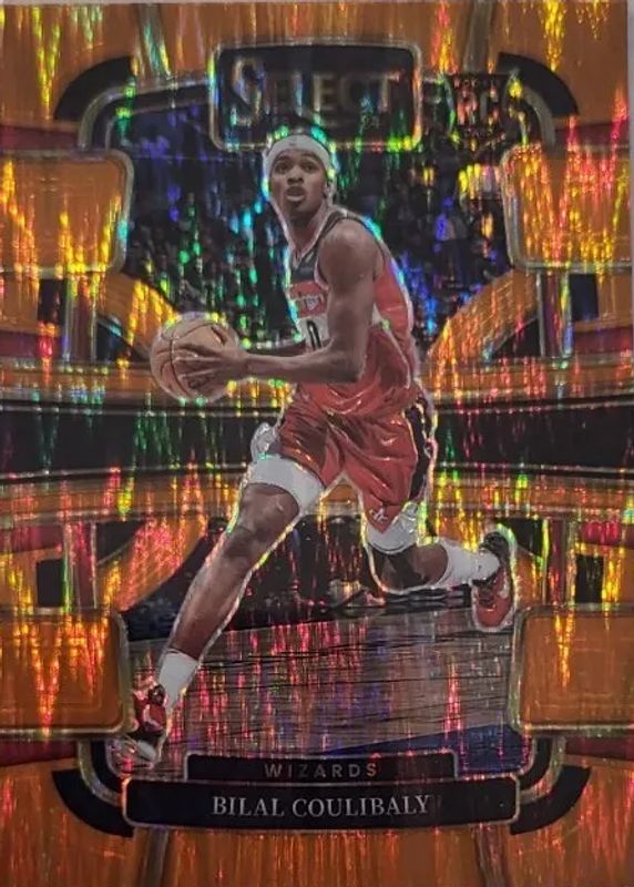 Bilal Coulibaly 2023 Select #97 Concourse Orange Flash Rookie RAW