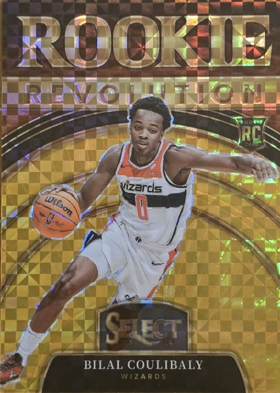 Bilal Coulibaly 2023 Select #26 Rookie Revolution - Gold /10 Rookie SGC 9.5