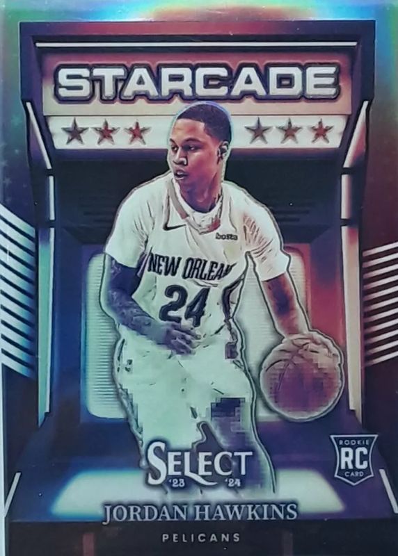 Jordan Hawkins 2023 Select #1 Starcade Rookie BGS 9.5