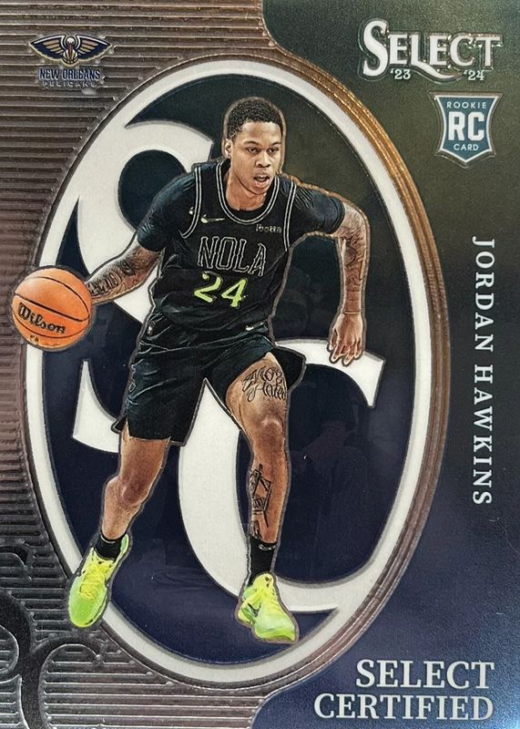 Jordan Hawkins 2023 Select #17 Select Certified Rookie SGC 9.5