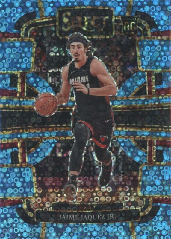 Jaime Jaquez Jr. 2023 Select #100 Concourse Light Blue Disco /99 Rookie RAW