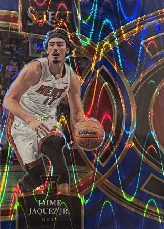 Jaime Jaquez Jr. 2023 Select #102 Premier Level Blue Tectonic /99 Rookie RAW