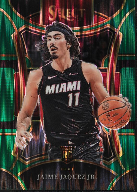 Jaime Jaquez Jr. 2023 Select #302 Mezzanine Green Shock Rookie SGC 10