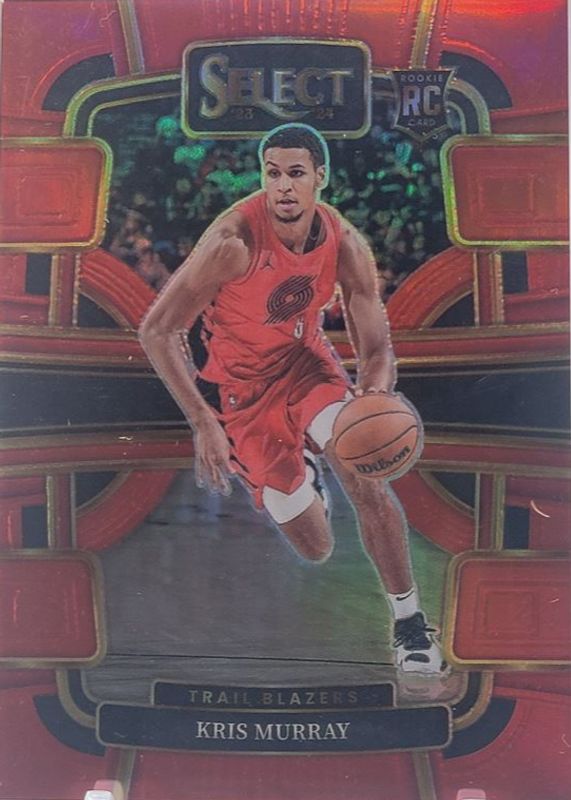 Kris Murray 2023 Select #91 Concourse Red /199 Rookie RAW