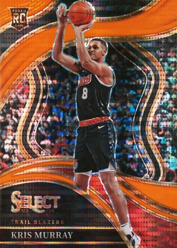 Kris Murray 2023 Select #277 Courtside FOTL Neon Orange Pulsar /15 Rookie PSA 10