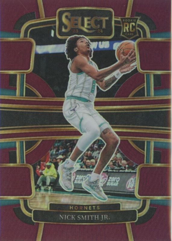 Nick Smith Jr. 2023 Select #89 Concourse Maroon /175 Rookie SGC 10