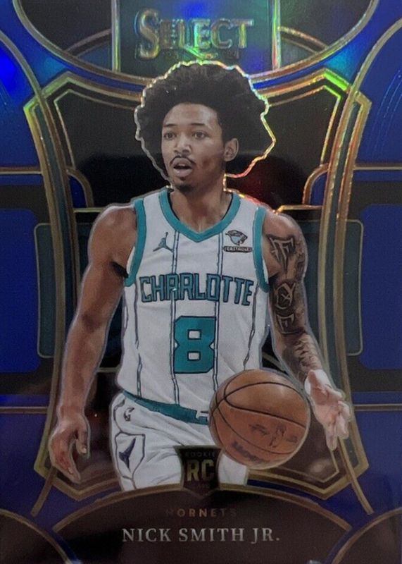 Nick Smith Jr. 2023 Select #310 Mezzanine Blue Prizm Rookie SGC 10