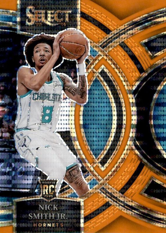 Nick Smith Jr. 2023 Select #119 Premier Level FOTL Neon Orange Pulsar /15 Rookie SGC 10