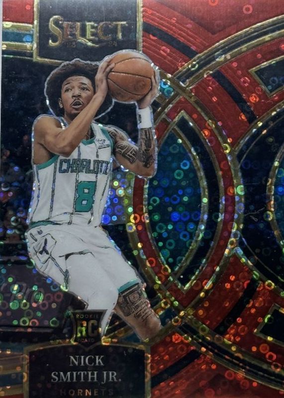 Nick Smith Jr. 2023 Select #119 Premier Level Red Disco /49 Rookie RAW