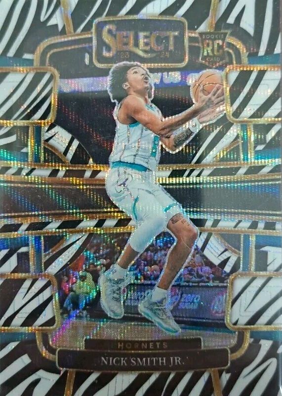 Nick Smith Jr. 2023 Select #89 Concourse Zebra /(SSP) Rookie SGC 10