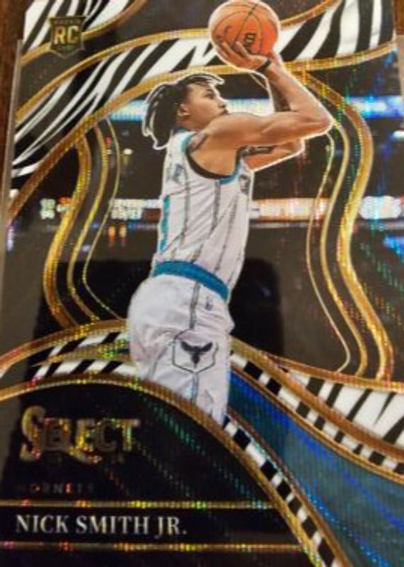 Nick Smith Jr. 2023 Select #293 Courtside Zebra /(SSP) Rookie SGC 10