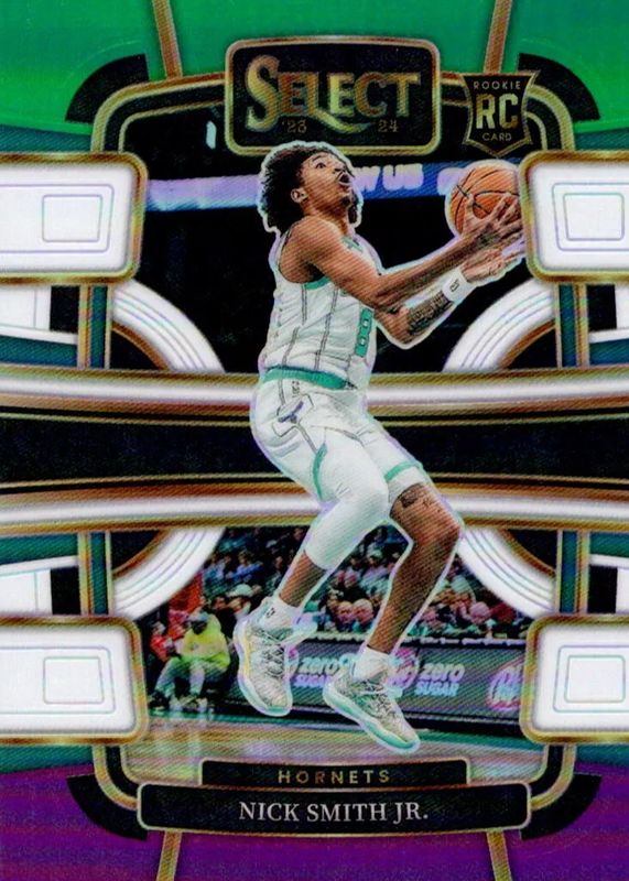 Nick Smith Jr. 2023 Select #89 Concourse Green White Purple Rookie SGC 10