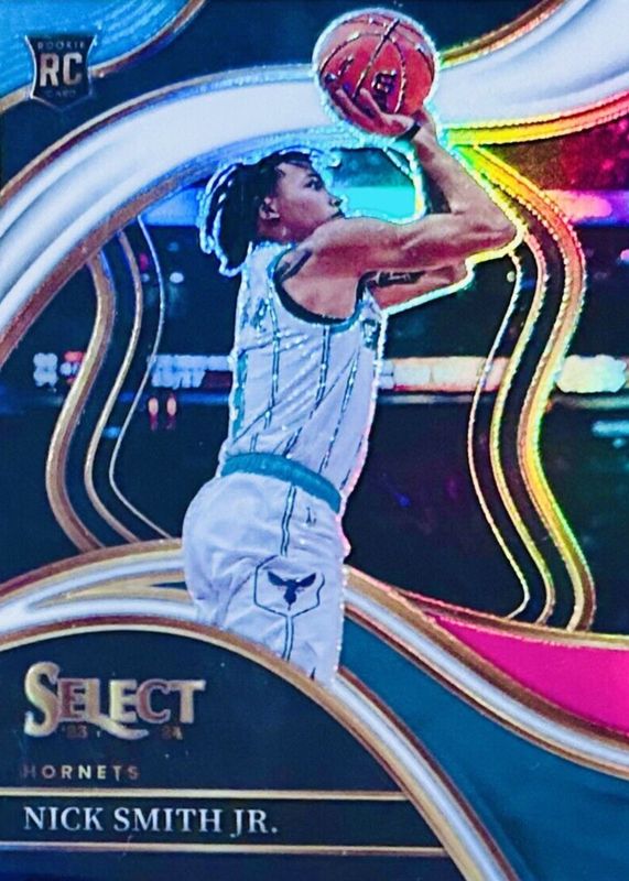 Nick Smith Jr. 2023 Select #293 Courtside Teal White Pink /49 Rookie RAW