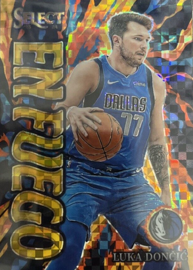 Luka Doncic 2023 Select #1 En Fuego - Gold /10 Price Guide Luka Doncic 2023 Select #1 En Fuego - Gold /10 Price Guide