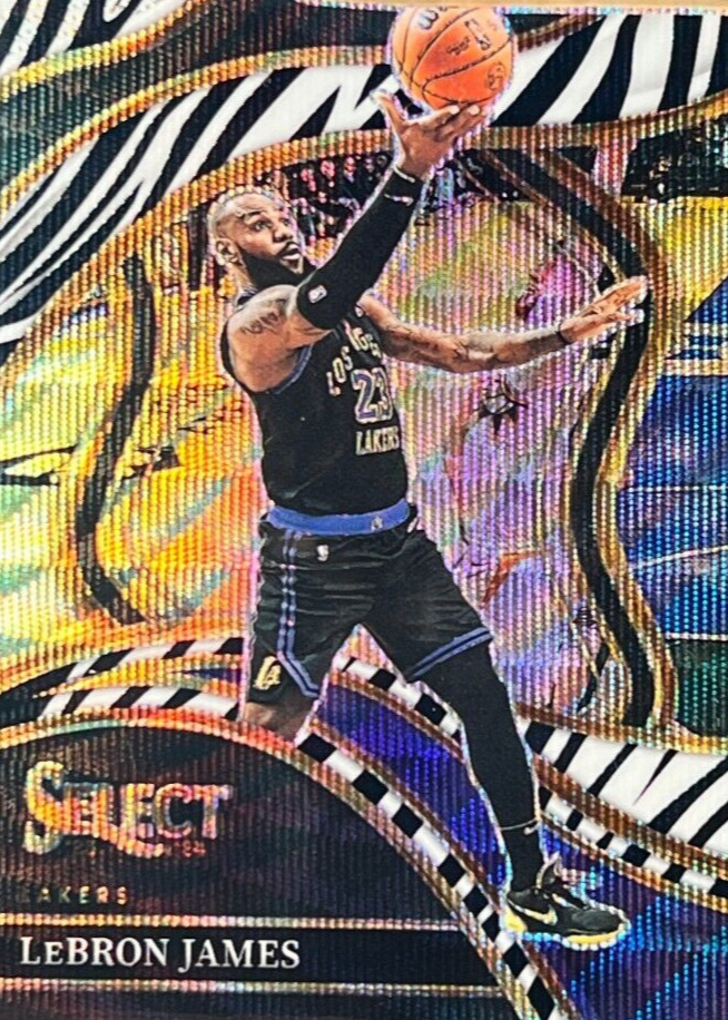 LeBron James 2023 Select #266 Courtside Zebra /(SSP) Price