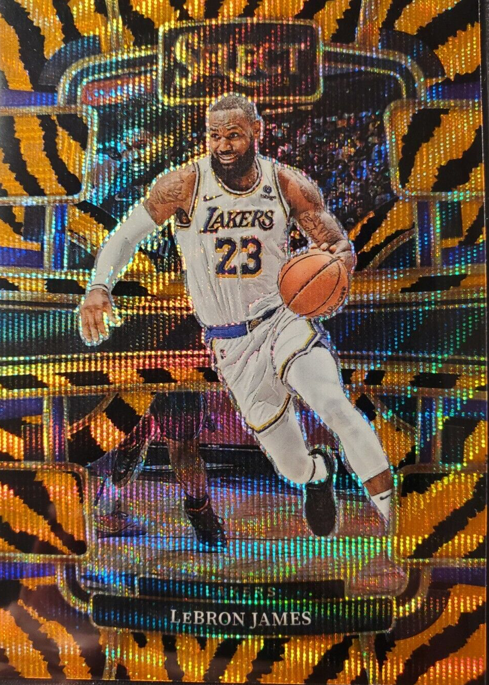 LeBron James 2023 Select #66 Concourse Tiger /(SSP) Price