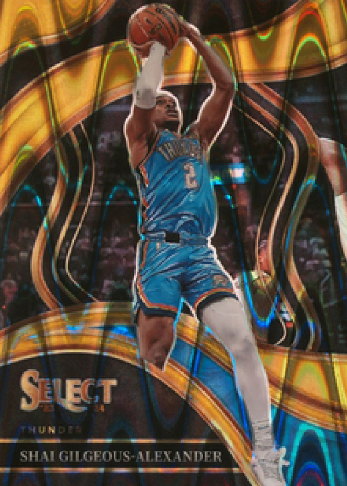 Shai Gilgeous-Alexander 2023 Select #257 Courtside Gold