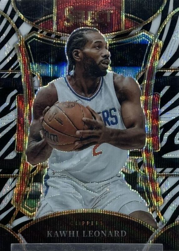 Kawhi Leonard 2023 Select #377 Mezzanine Zebra /(SSP) PSA 9