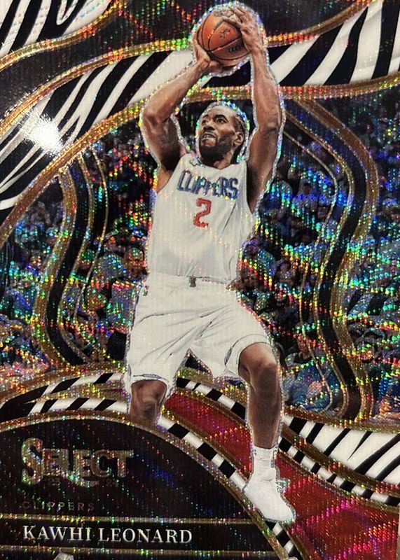 Kawhi Leonard 2023 Select #224 Courtside Zebra /(SSP) RAW