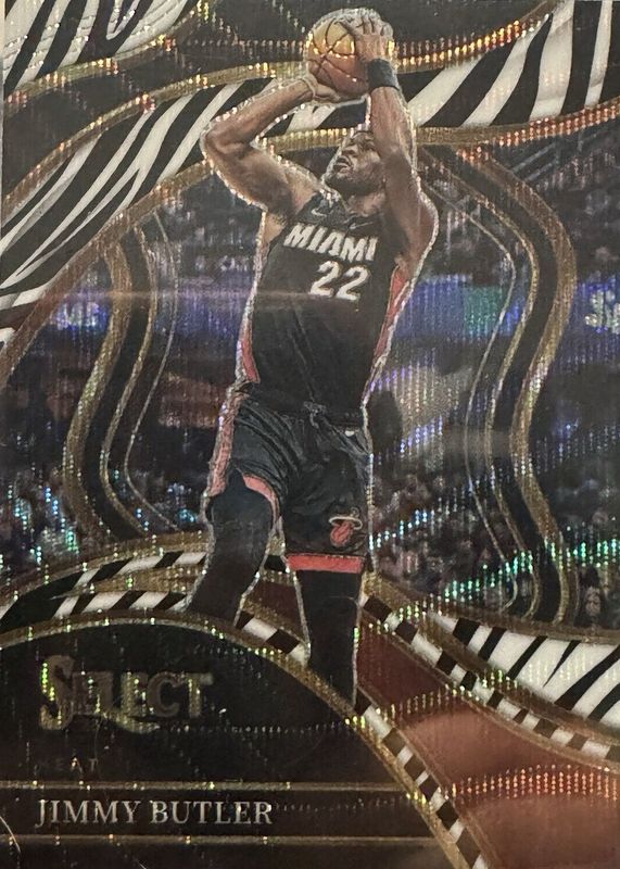 Jimmy Butler 2023 Select #240 Courtside Zebra /(SSP) RAW