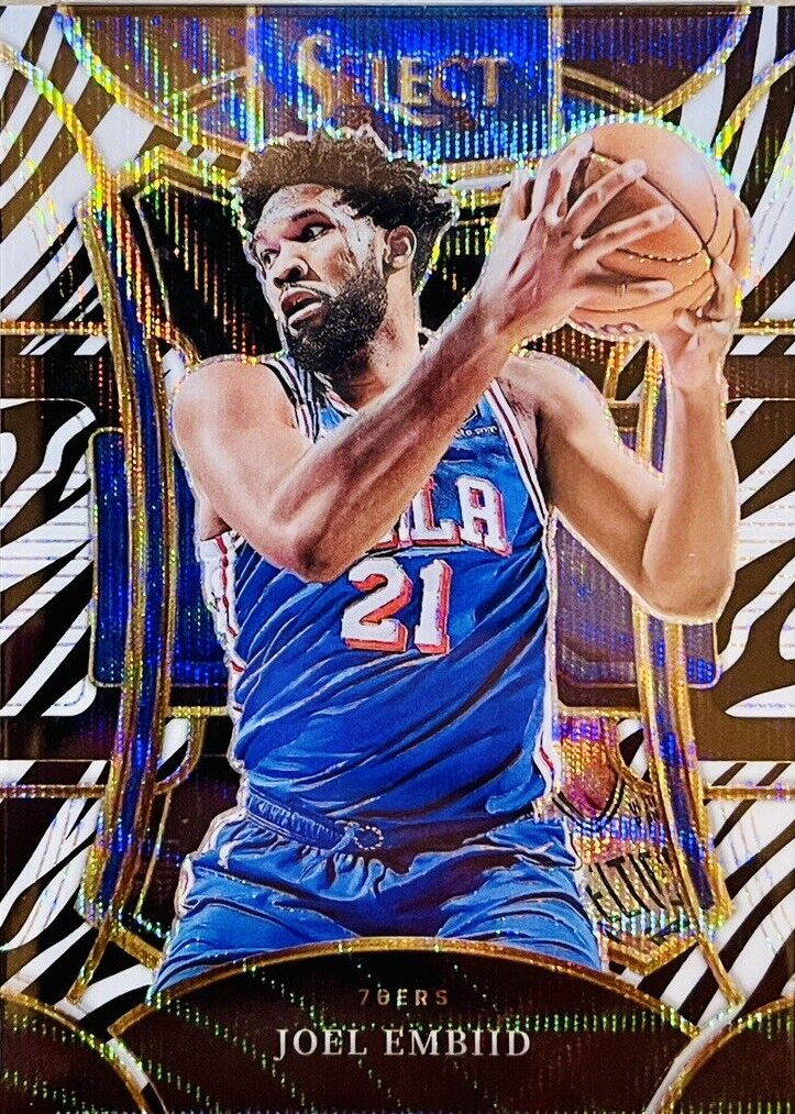 NBAカード Joel Embiid エンビード サインカード 2枚セット RARE JOEL EMBIID THE PROCESS 76ers SIGNED AUTO ORIGINAL ART