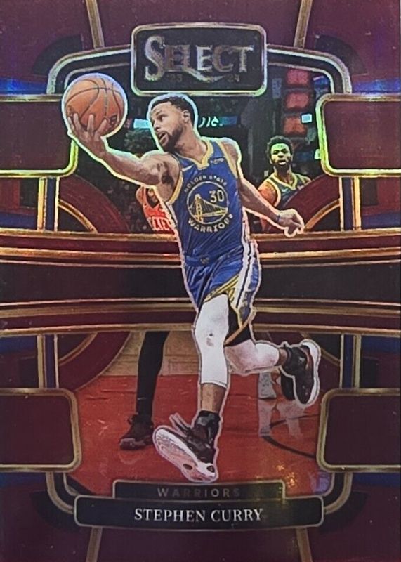 Stephen Curry 2023 Select #56 Concourse Maroon /175 RAW