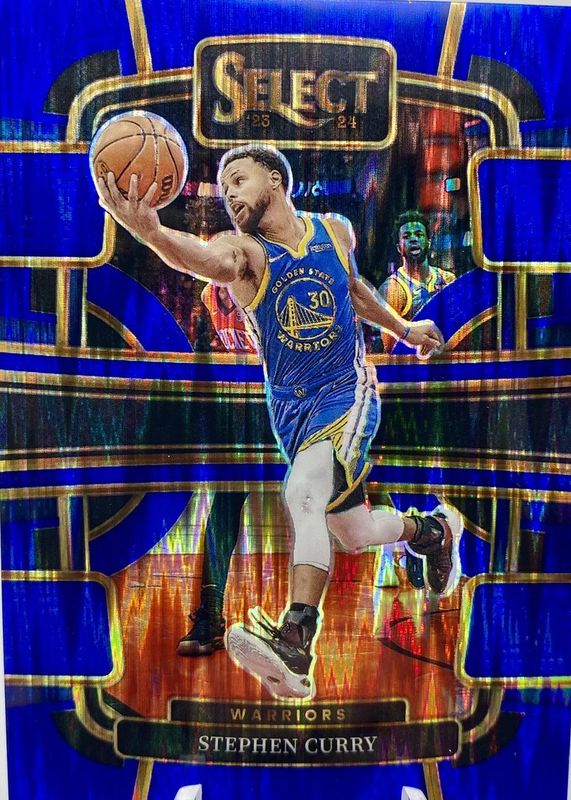 Stephen Curry 2023 Select #56 Concourse Blue Flash /99 SGC 9.5